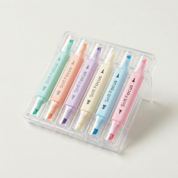 Zestaw Zakreślaczy Pastelowych "Soft Focus" – 6 kolorów