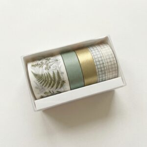 Zestaw Taśm Washi "Vintage Botanicals" – 5 rolek