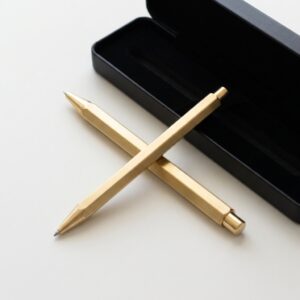 Długopis Metalowy "Hexagon Gold" – Wkład Żelowy 0.5mm