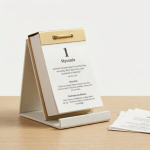 Kalendarz Dzienny Zdzierak "365 Dni Inspiracji" – Pudełko Prezentowe