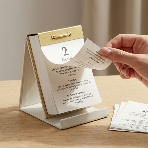 Kalendarz Dzienny Zdzierak "365 Dni Inspiracji" – Pudełko Prezentowe