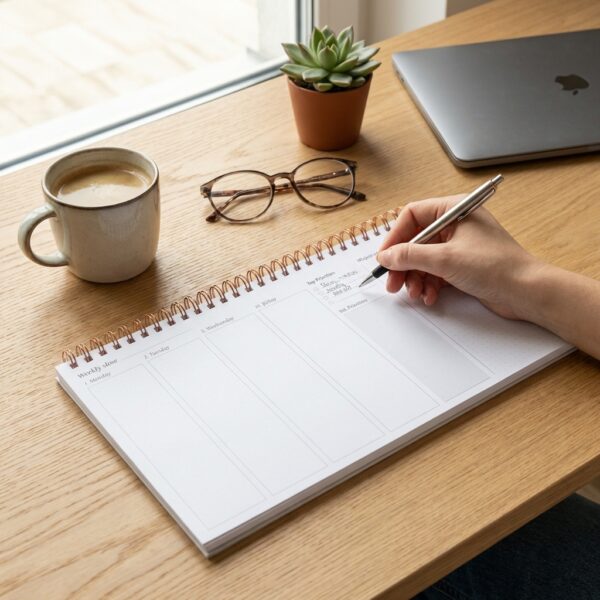 Planer Biurkowy Tygodniowy "Horizontal View" – Spirala