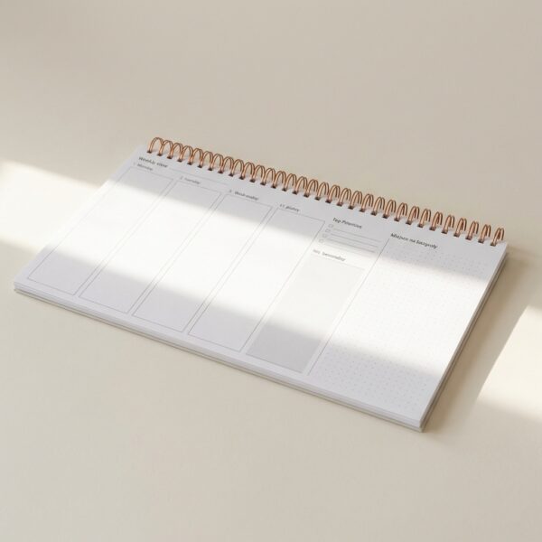 Planer Biurkowy Tygodniowy "Horizontal View" – Spirala