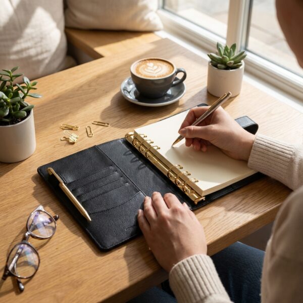 Planer Systemowy A5 "Luxury Binder" – Mechanizm 6-ringowy