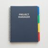 Kołozeszyt A4 "Project Manager" z Przekładkami – Kratka