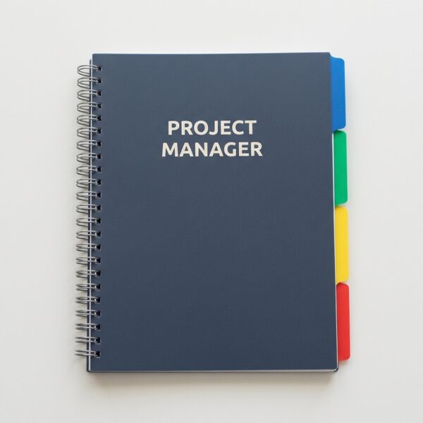 Kołozeszyt A4 "Project Manager" z Przekładkami – Kratka